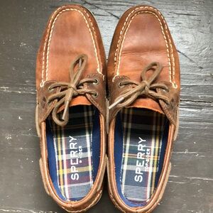 Sperry Top-Sider Men's Brown Boat Shoes Size 8